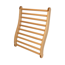 Ergonomic Backrest for Sauna