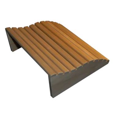 Zagłówek do sauny olcha