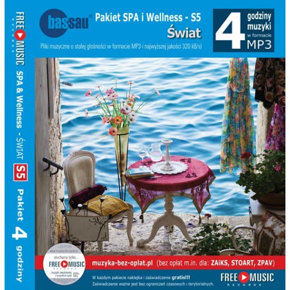 Muzyka relaksacyjna Pakiet SPA i Wellness - S5