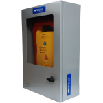Sprzęt ratowniczy dla basenów Szafka metalowa na defibrylator AED z alarmem