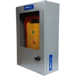 Szafka metalowa na defibrylator AED z alarmem