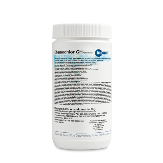 Dezynfekcja chlorem Chemochlor CH Granulat