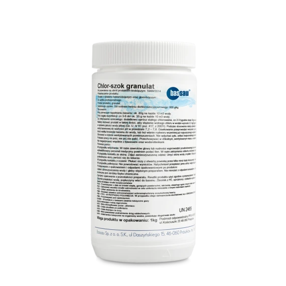Dezynfekcja chlorem Chlor-Szok Granulat