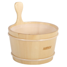 Cebrzyk drewniany Harvia z plastikowym wkładem 4L