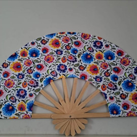 Natural Harmony fan "White flowers"