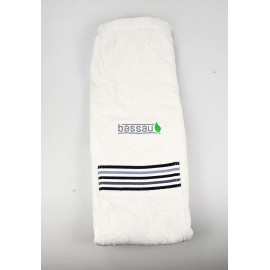 White with stripes Kilt for Sauna Men and Women "Sauna"