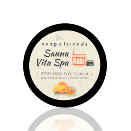 Peeling Solny Sauna Vita Spa Pomarańcza Z Kurkumą 50ml