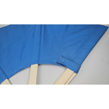 Wyposażenie Saunamistrza Mały Wachlarz Z Płótna Niebieski - Nowy Model 2026