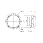 Akcesoria do sauny Głośnik do łaźni parowej